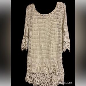 💜Cute knit  over solid dress💜